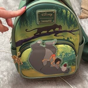Loungefly Disney Jungle Book Green Backpack